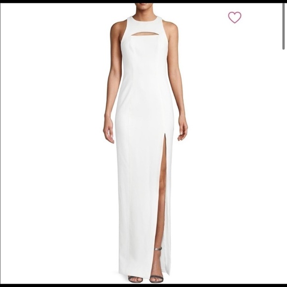 LIKELY gown front keyhole sleeveless size 0 - Picture 1 of 8